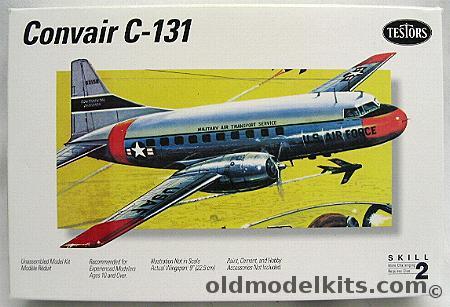 Testors 1/126 Convair C-131A Samaritan (Military version of Convairliner 240 - 340) - (ex-Hawk), 905 plastic model kit